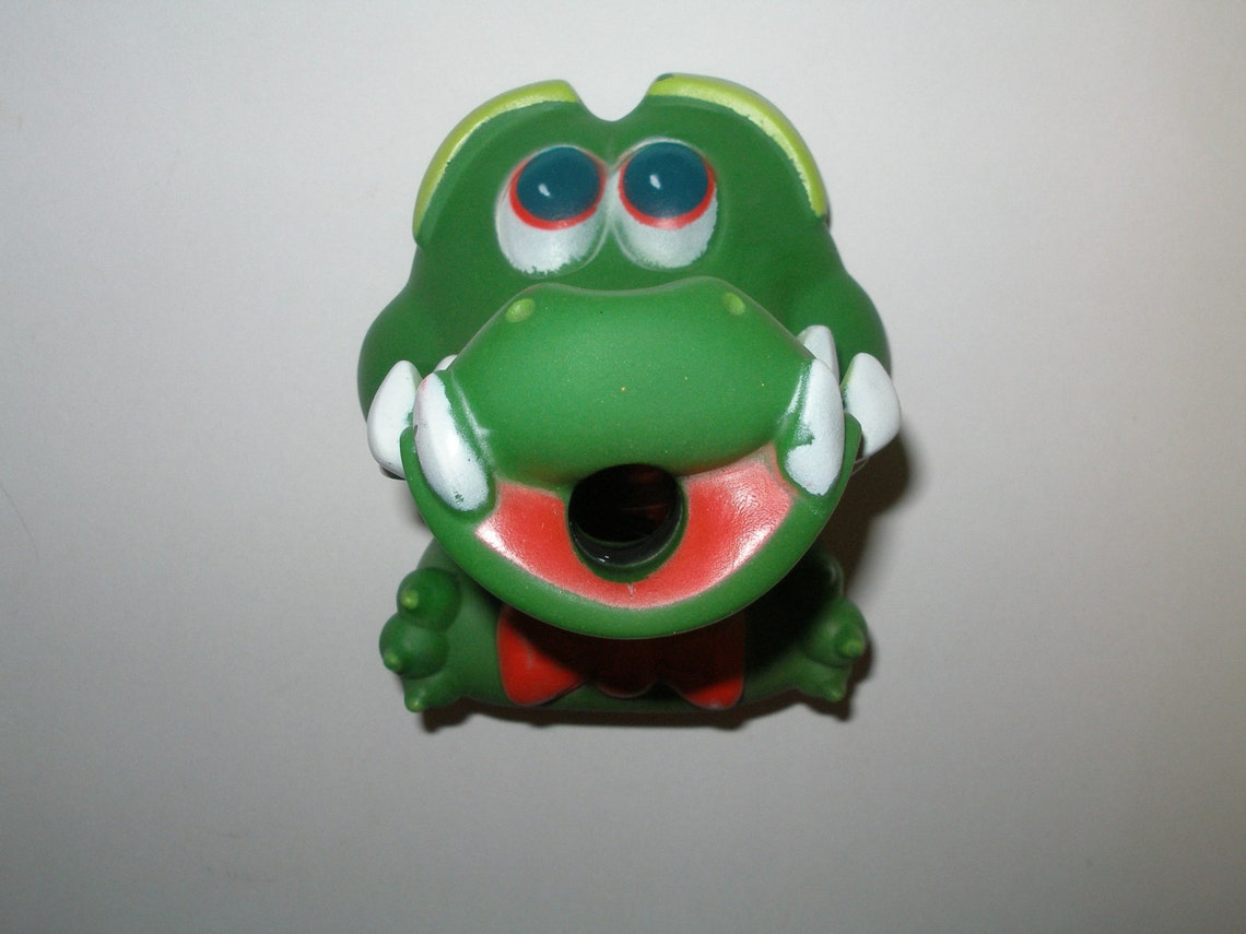 70s ALBERT The ALLIGATOR Pencil Chomper Sharpener Toy by Etsy