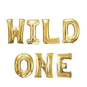 Wild One Balloons, Wild One Backdrop, Safari Birthday Wild One, Wild One Birthday Decorations, Jungle First Birthday Party