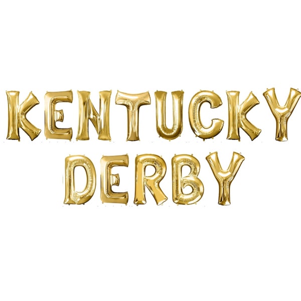 Kentucky Derby Decorations, Kentucky Derby Party Decorations, Kentucky Derby Baby Shower, Kentucky Derby Banner, Derby Balloons