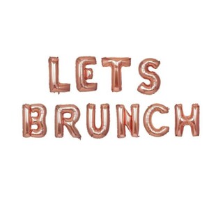 Lets Brunch Balloons, Graduation Brunch Decorations, Brunch Decor, Birthday Brunch Banner, Birthday Brunch Decorations