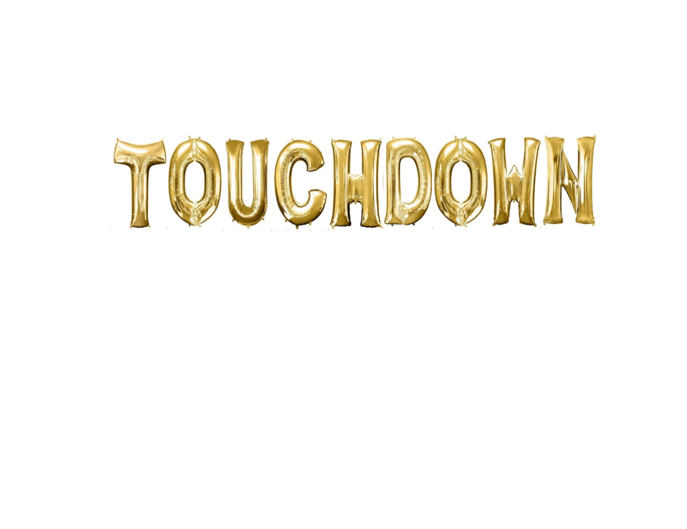 Touchdown Balloon Superbowl Party Decoration Football Party Decor Football Birthday Decorations Football Party Decoration