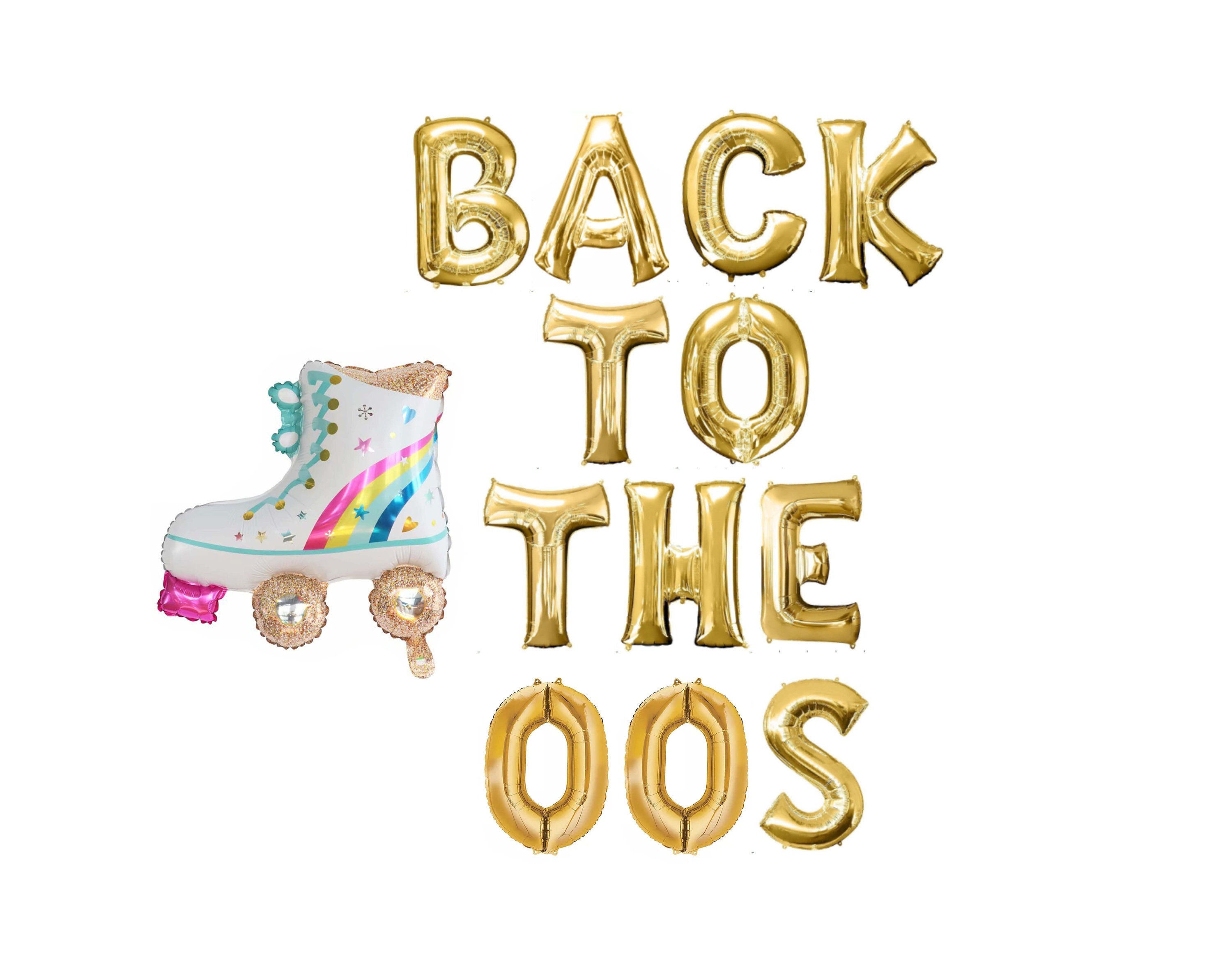 2000s Party Decorations 2000s Party Decor Back To The 2000s Balloon Banner 2000s Theme Party 2000s Backdrop