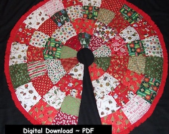 Falda para árbol de Navidad de Jinny ~ Patrón digital (PDF)