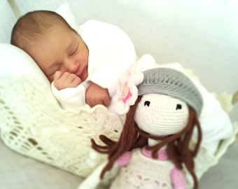 Cute amigurumi doll. Best friend...