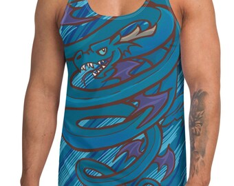 Draconic Cyclone All-over Print Tank