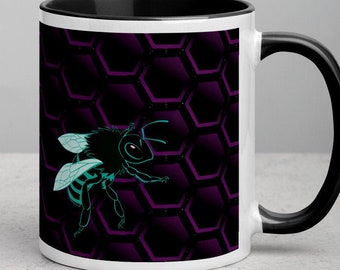 Dark Honeycomb Mug
