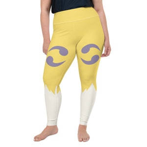 Renamon Cosplay Plus-Size Leggings image 1