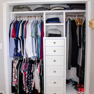 DIY Drawer Closet Organizer Plans | PDF Workbook