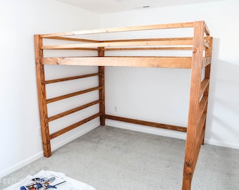 DIY FULL-Size Loft Bed Plans