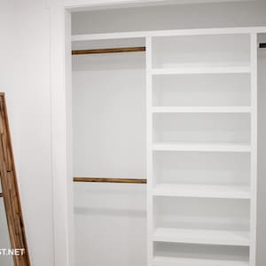 DIY Floating Closet Organizer Plans | PDF Workbook
