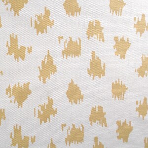 Quadrille Zizi Spot Fabric: Camel Linen Blend, 1.25 Yards image 4