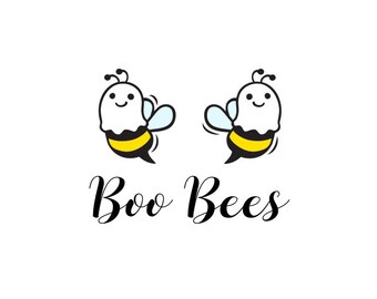 Boo Bees Svg Etsy
