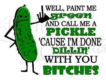 Pickle Svg Etsy