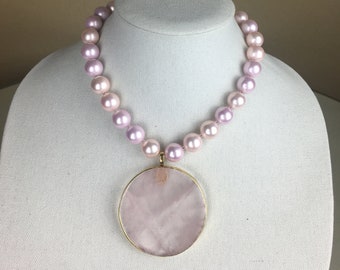 Pearl one strand necklace
