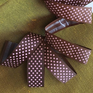 3m Packung Conso selbstklebendes Ripsband mit Punkten für den Gebrauch auf Lampenschirme, Rahmen, Kissenbezüge, Ottomanen, Kunsthandwerk #T2