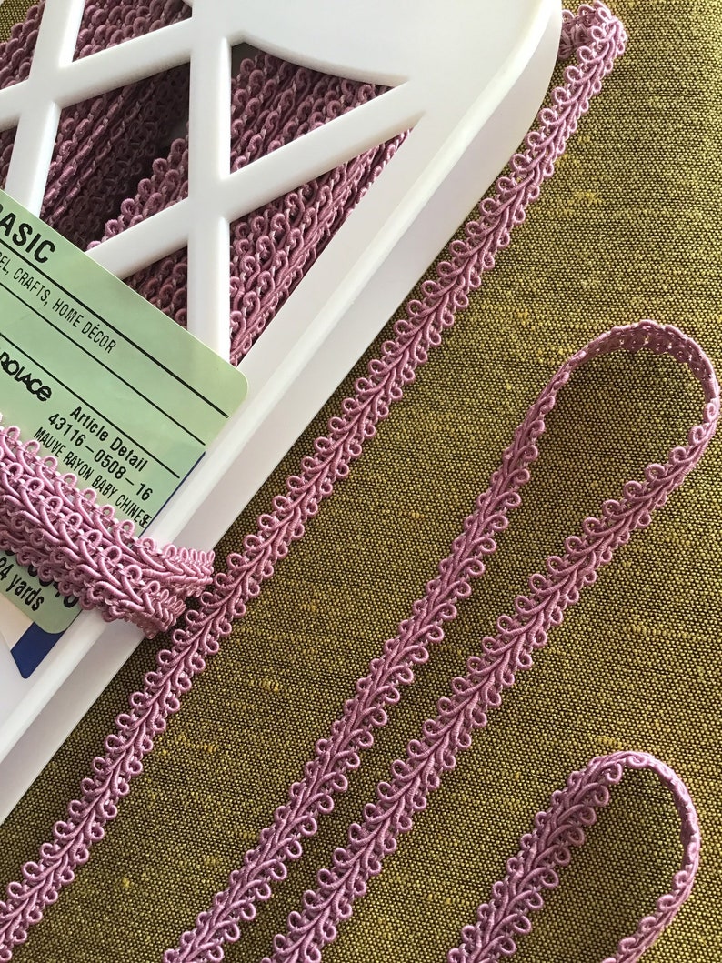 3/8 MAUVE GIMP BRAIDED Trim by the Yard Discounts by Etsy
