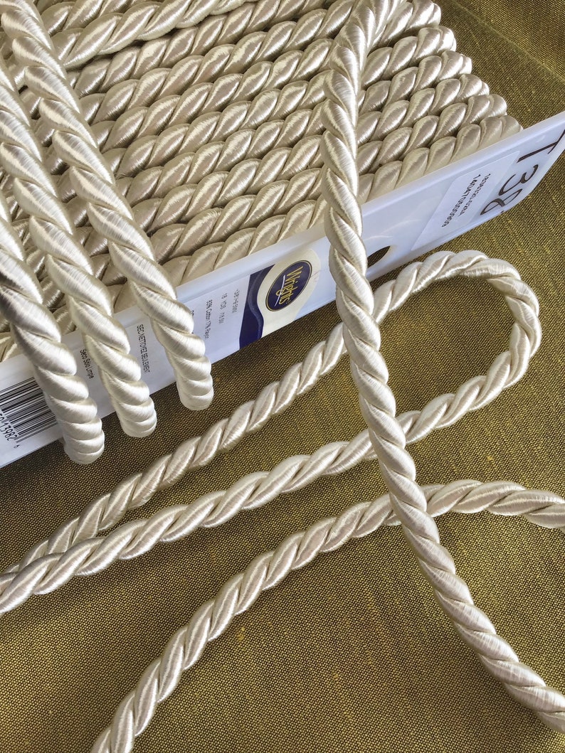 Wrights IVORY TWISTED CORDING Trim for Curtains Wholesale Etsy