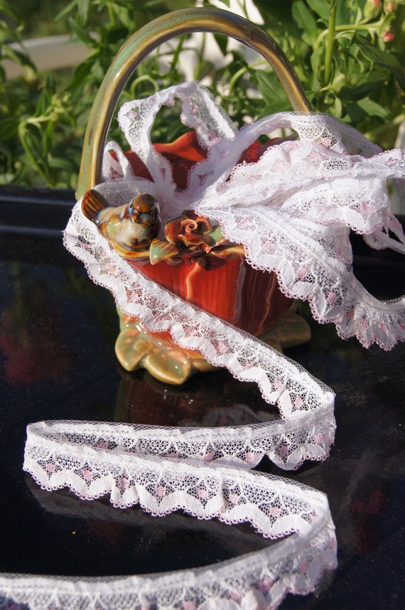 ruffled lace trim by the yard
