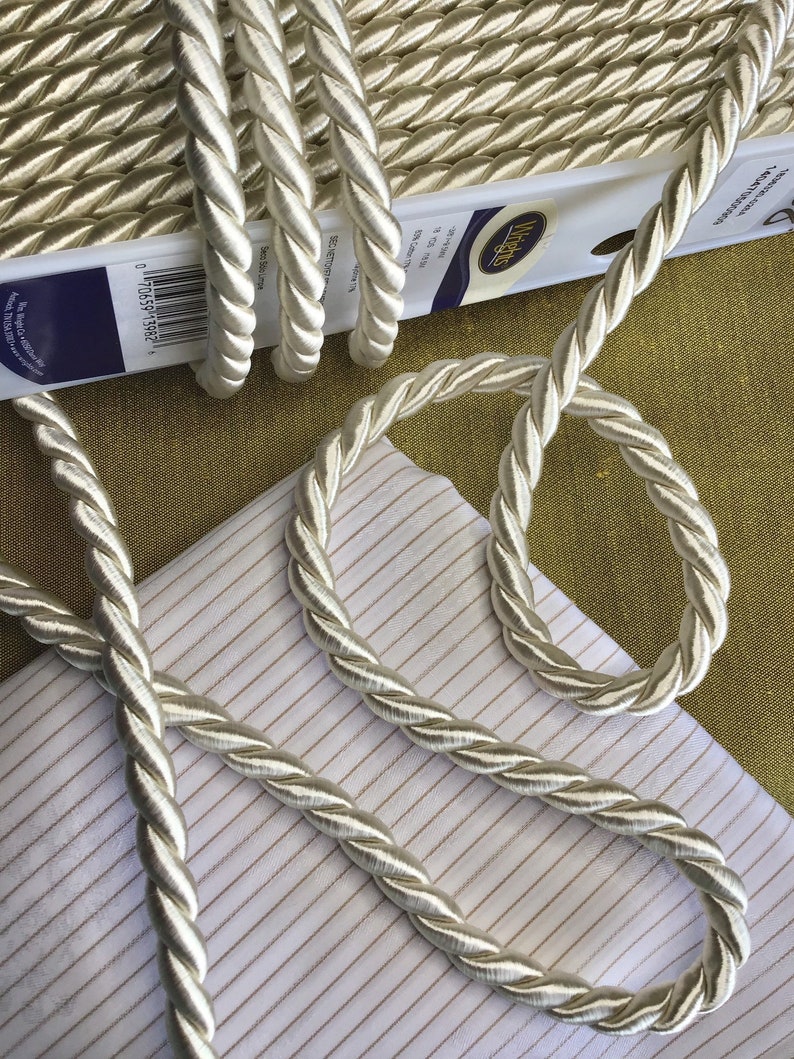 Wrights IVORY TWISTED CORDING Trim for Curtains Wholesale Etsy