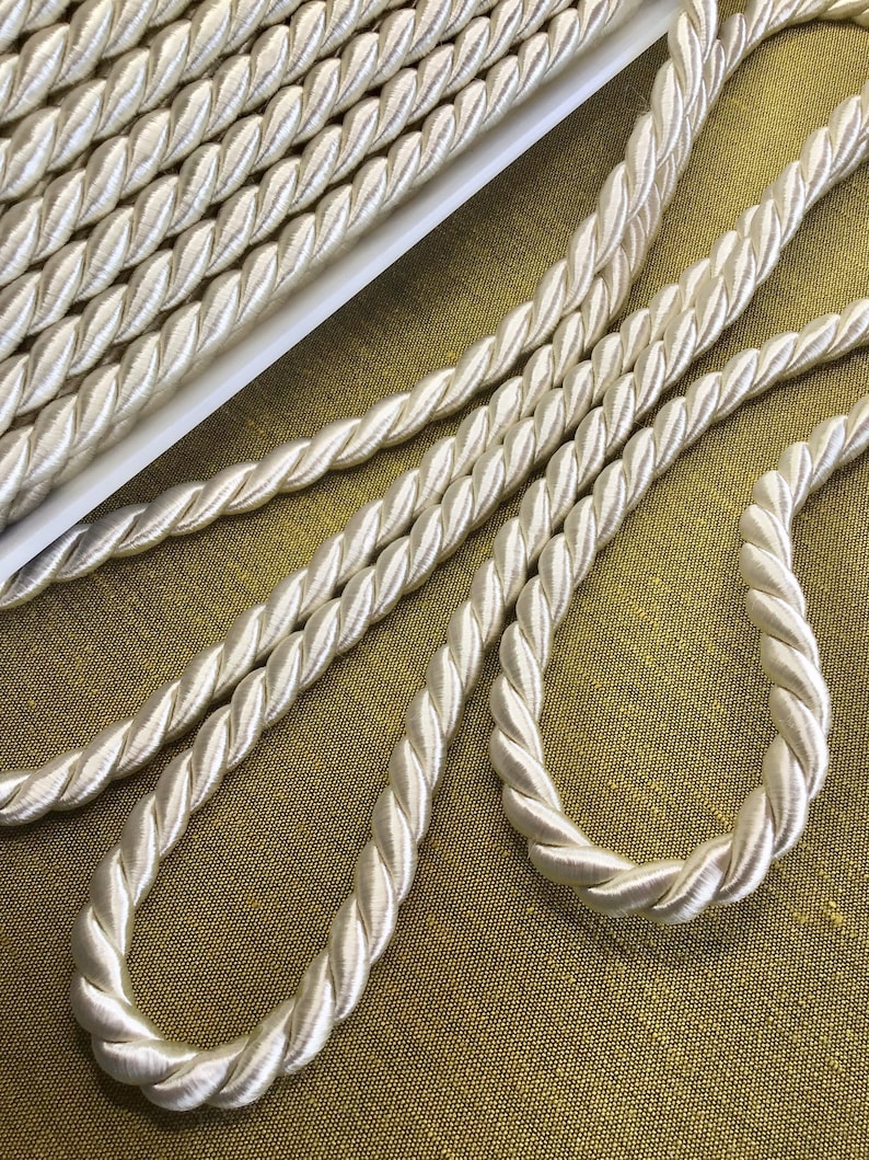 Wrights IVORY TWISTED CORDING Trim for Curtains Wholesale Etsy