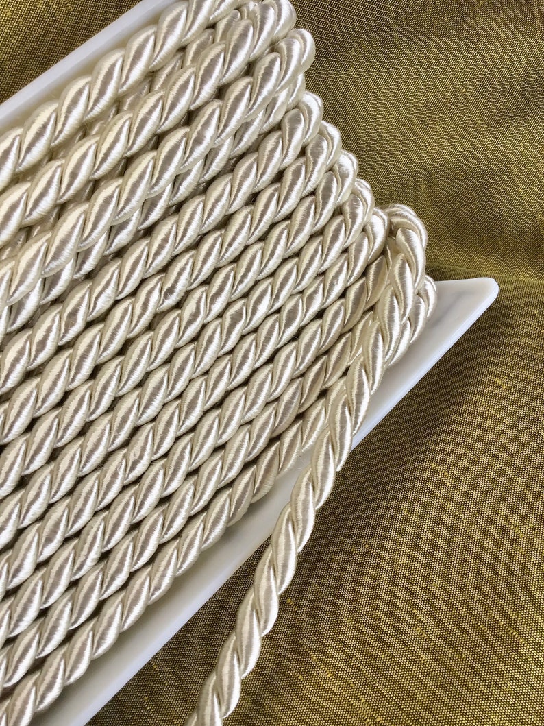 Wrights IVORY TWISTED CORDING Trim for Curtains Wholesale Etsy