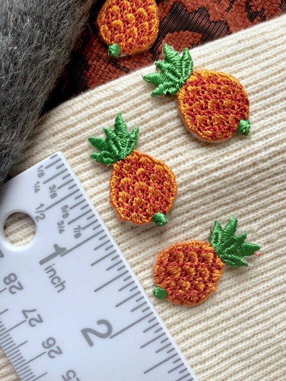 Toppe Patch Ricai con paillettes teroadesiva/da cucire Frutti
