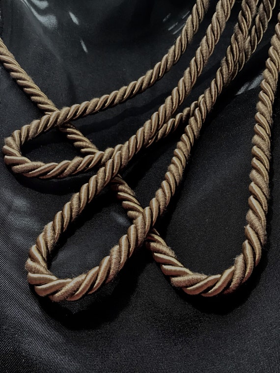 Wrights 3 8 Inch Brown Twisted Cord Trim For Curtains Lamps Etsy