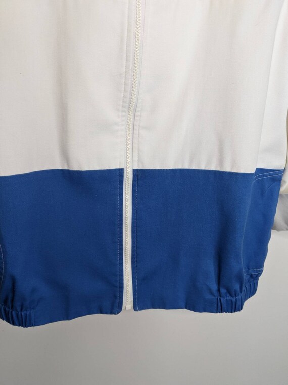 Vintage 80s Jacket Womens 12 Color Block 3/4 Slee… - image 5
