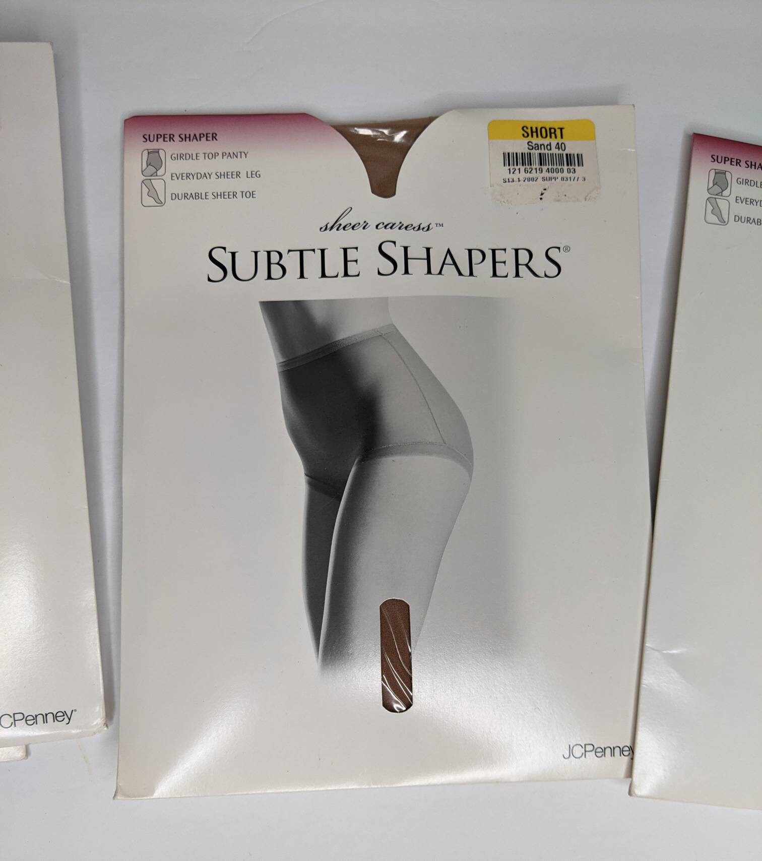 JC Penney Sheer Caress Subtle Shapers Girdle Top Short Etsy