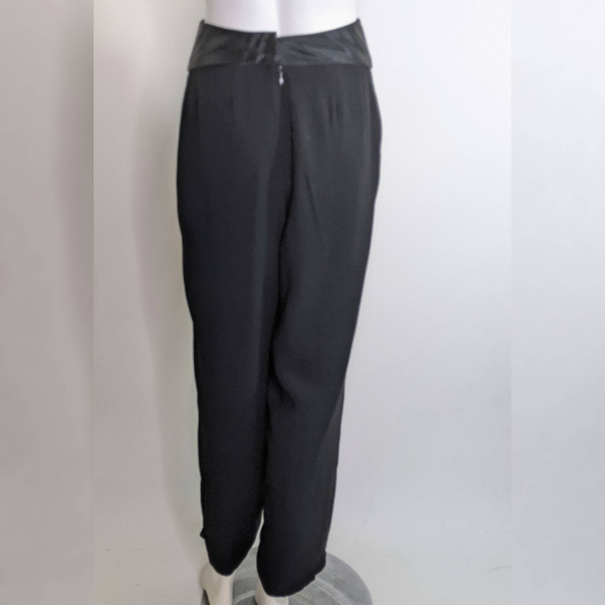 Nolan Miller Dynasty Collection Womens 10 Tuxedo Pants Wool - Etsy
