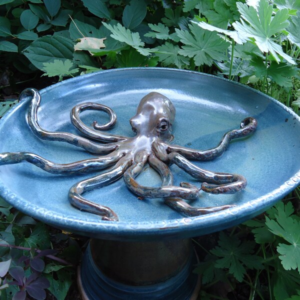 Octopus Bird Bath