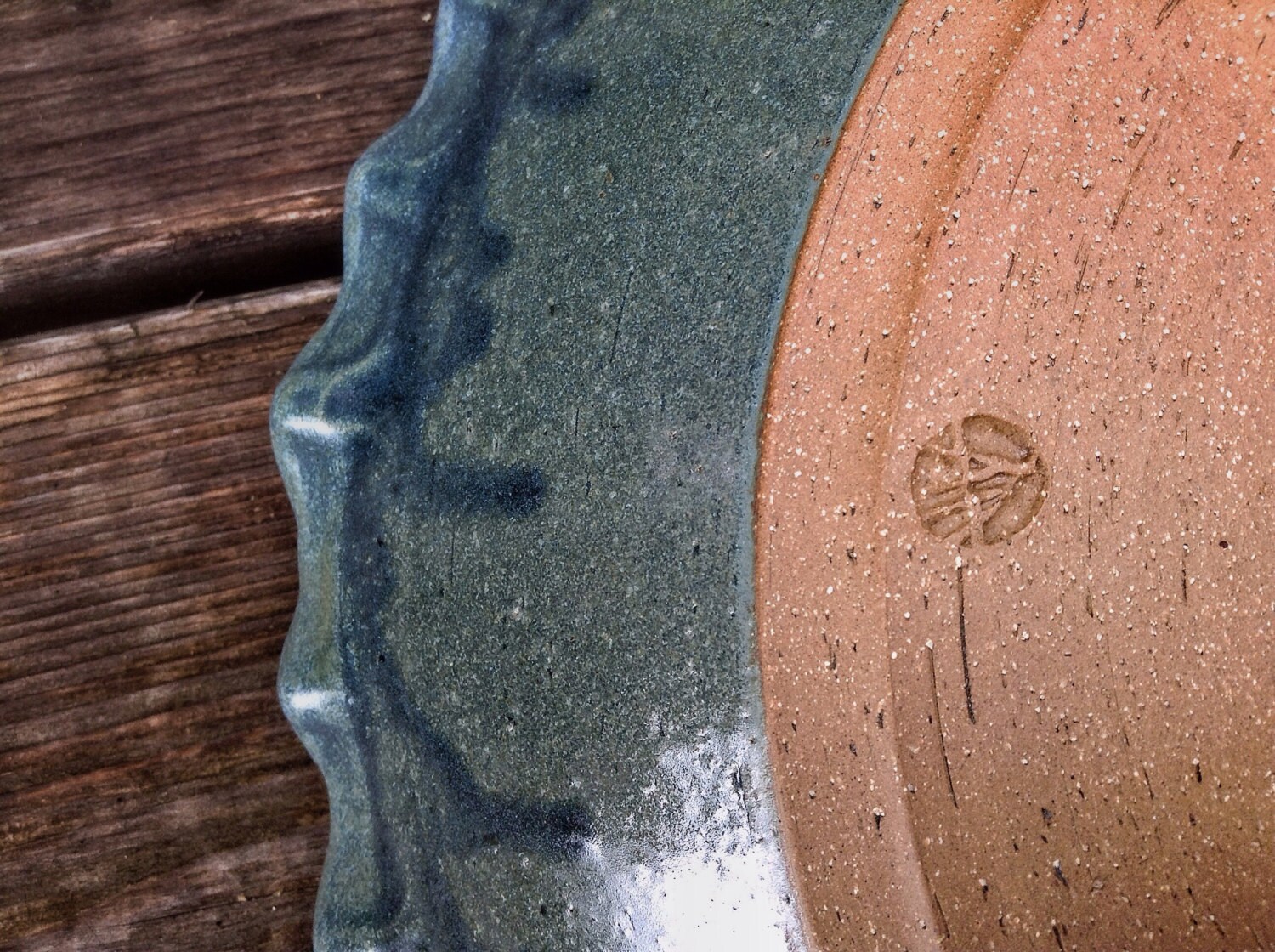 Pottery Pie Pan Stoneware Pie Plate Oven Safe Etsy