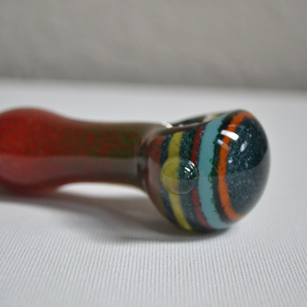 Glass Pipe, Pipes, Glass Blown Pipes, Green Glass Spoon Pipes, Spoon Pipe, Small Glass Spoon Pipes, Glass Smoking Pipes, Glass Blown Pipes