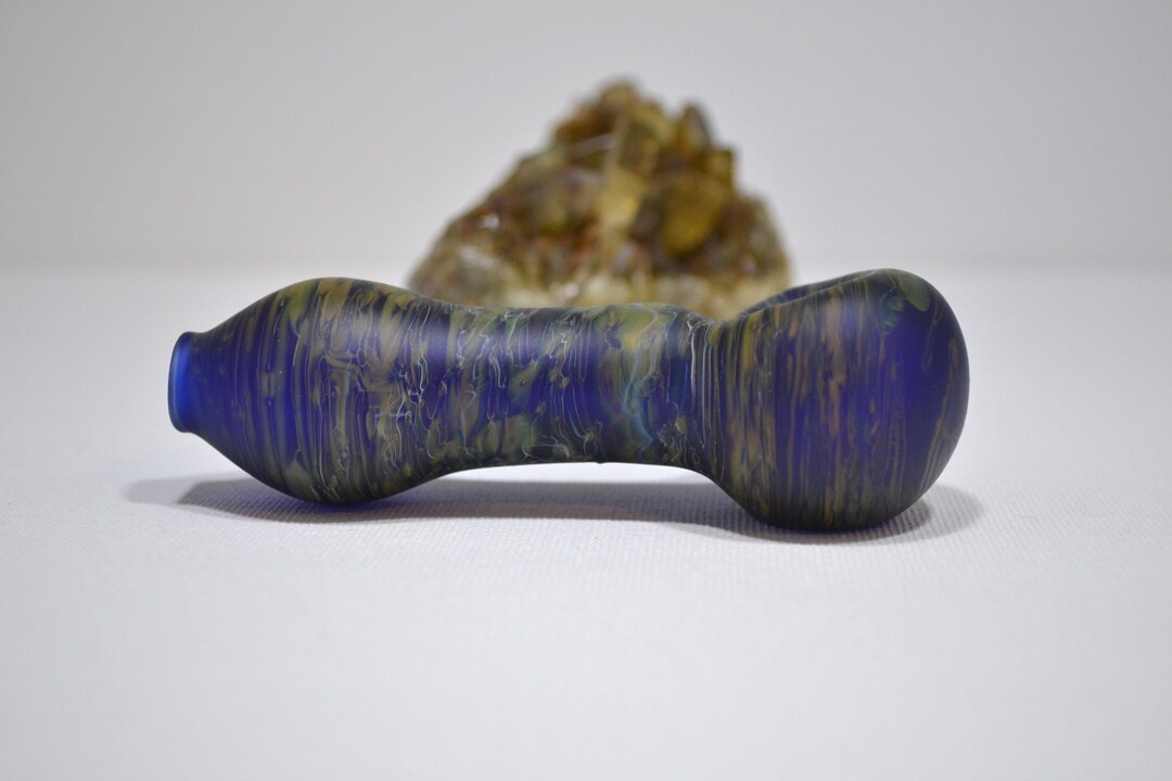 Glass Pipe, Spoon Pipe, Blue Pipes, Glass Pipes, Glass Blown Pipes