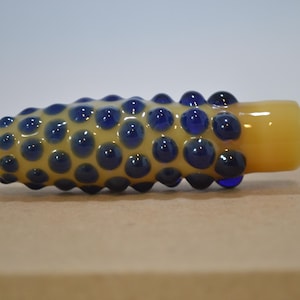 Glass Pipe, Glass Pipe, Golden Glass Pipe, Borosilicate, Pipe, Made in America, Handmade, Cute Pipes
