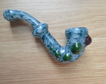 Glass Pipe, Pipes, Pipe, Glass Sherlock Pipes, Blue Sherlock Pipes, Glass Blown Pipes, Glass Smoking Pipes, Sparkle Pipe