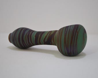 Glass Pipe, Glass Pipe, Green Pipe, Green Glass Pipe, Smoking Pipes, Glass Blown Pipes, Green Glass Pipe