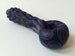 Glass Spoon Pipe, Glass Pipes, Purple Pipes, Blue Pipes,  Sandblasted Spoon Pipe, Smoking Pipe, Glass Blown Pipes, Made in USA 