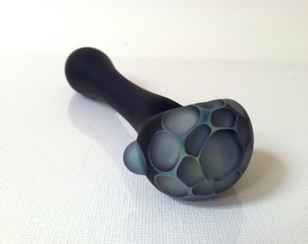 Glass Pipe, Glass Spoon Pipe, Honeycomb Glass Spoon Pipe