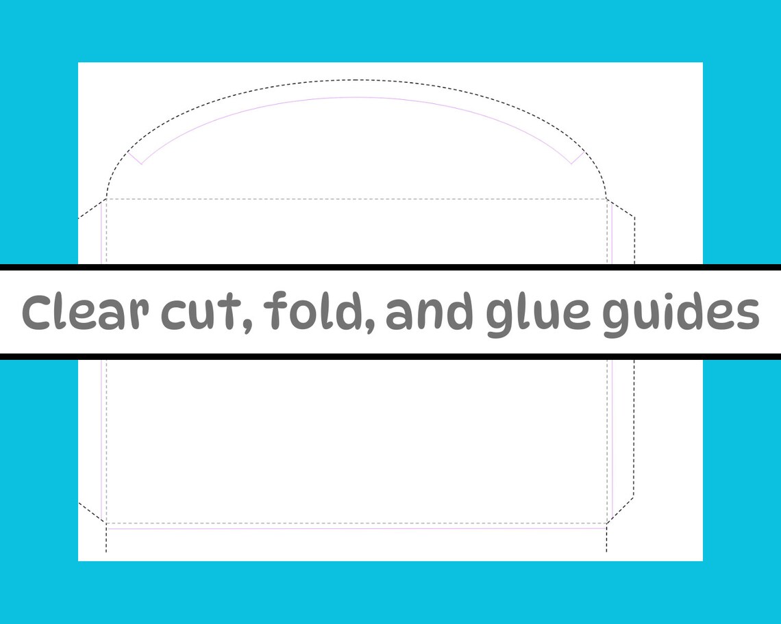 Printable Envelope Template for 5.5 X 8.5 Cardhalf-fold 8.5 X 11 - Etsy