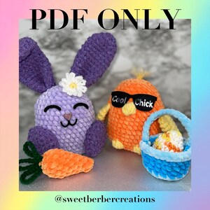 PDF DaisyMae Bunny and Dixie the Chick Pattern