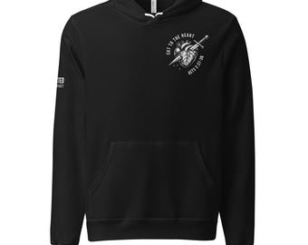 Unisex "Cut to the Heart" Brand Hoodie