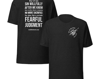 Unisex "Fearful Judgment" T-shirt