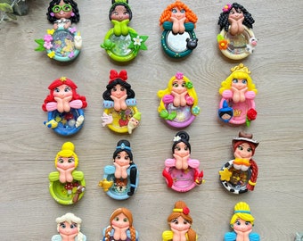 CLAYS: PRINCESS CLAY shakers , clays, bow centers, clay dolls,  shaker clays, clay centerpieces, bow supplies, shakers, bow centerpieces,
