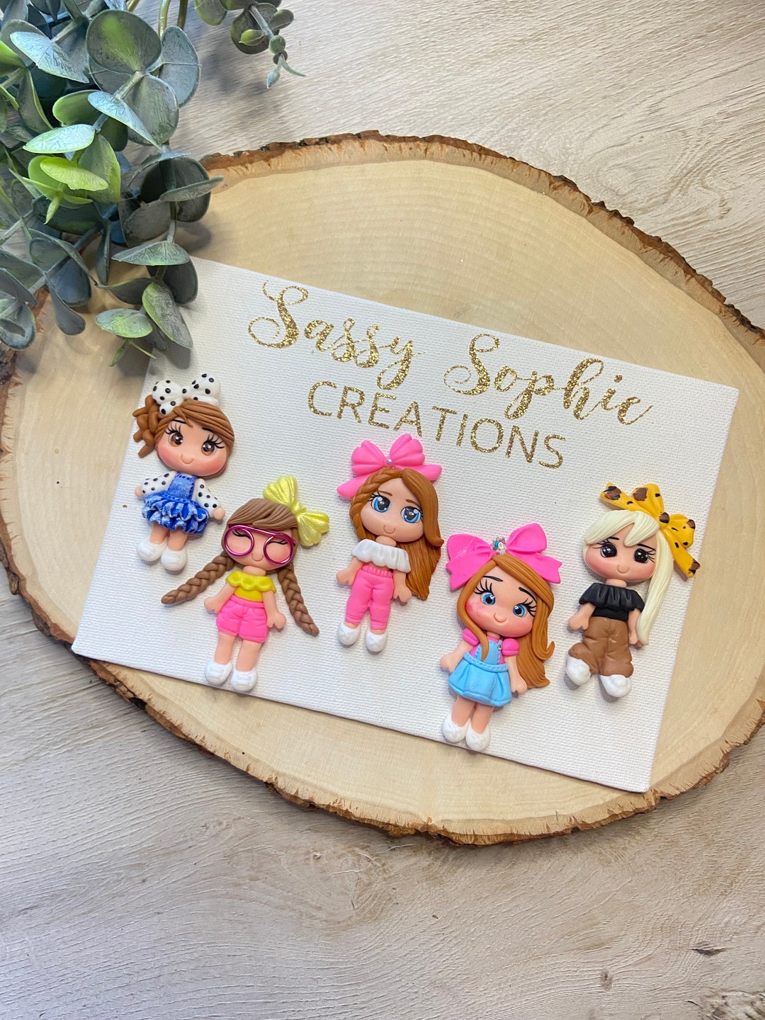 CLAYS HAIR BOW Clay Centers Clays Bow Centers Clays Clay Etsy