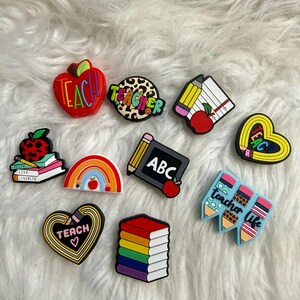 Cuentas de silicona para la vuelta al cole, Cuentas "La mejor maestra de todas", Cuentas especiales para maestros, Cuentas de silicona, Cuentas, Cuentas para carretes de insignias, Cuenta de agradecimiento para maestros