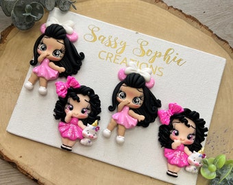 CLAYS; HAIR BOW clay centers , clays, bow centers, clays, clay centerpieces, bow supplies, diy craft, bow centerpieces,