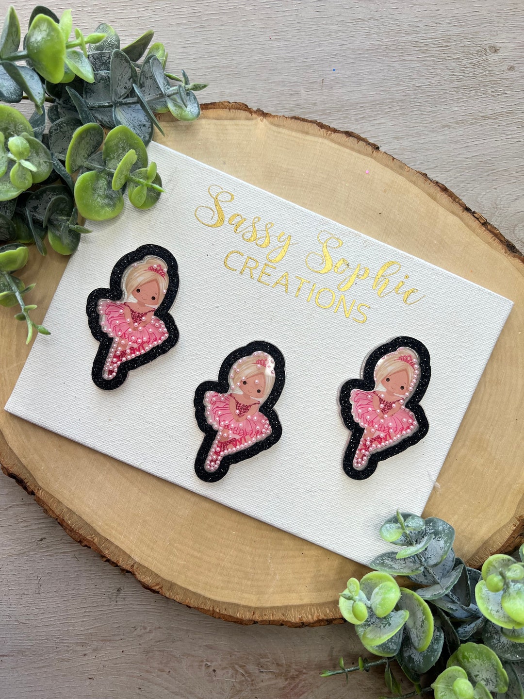 SHAKERS Transparent Star Sequin Shaker, Hair Bow Center, Embellishment