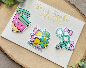 SET OF 2:Back to school,Flat Back Planar Resin,hair bow center,embellishment,cabochon,flat back resin,flat back for bows,bow embellishments,