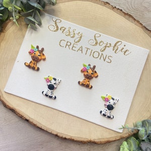 CLAYS; ANIMAL CUTIES clay center, clays, bow centers, clays, clay centerpieces, bow supplies, diy craft, bow centerpieces,